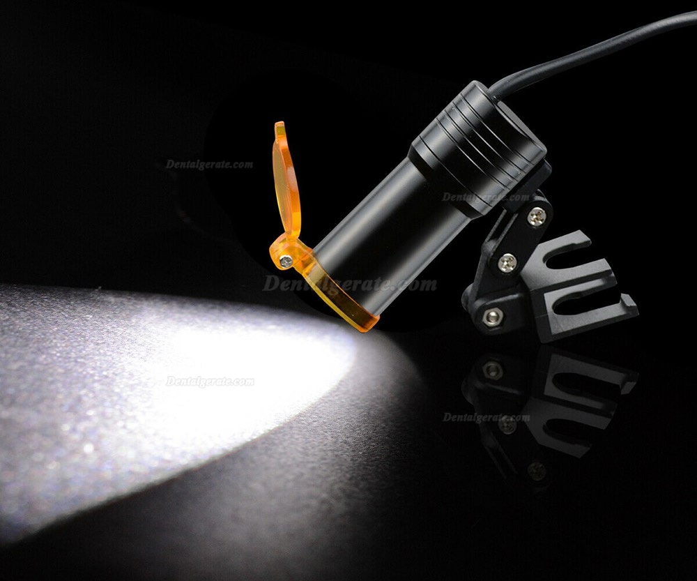Dental 5W LED-Scheinwerferlampe Clip-on-Typ f&uuml;r Bincolar Lupe